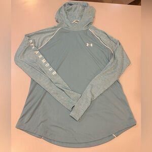 Under Armour Light Blue Hoodie Size Medium